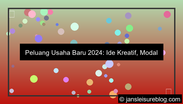 grafik peluang usaha baru