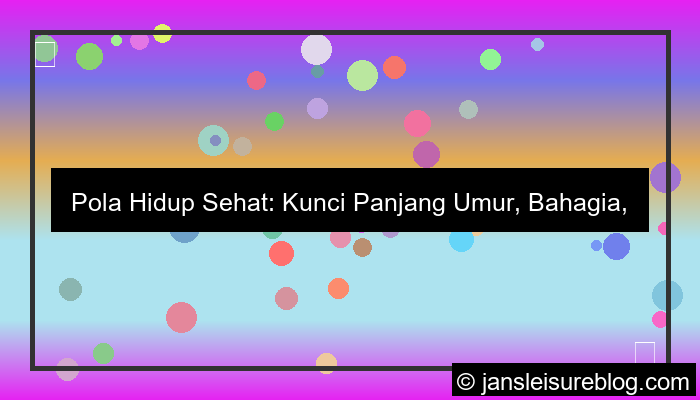 gambar pola hidup sehat