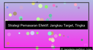 desain strategi pemasaran efektif