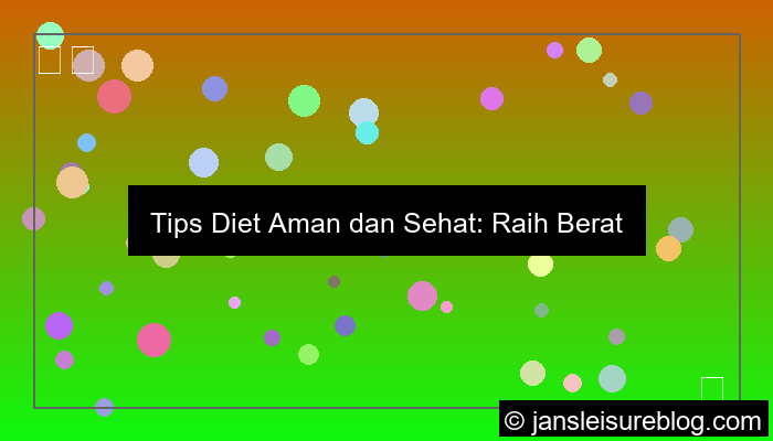 visual tips diet aman