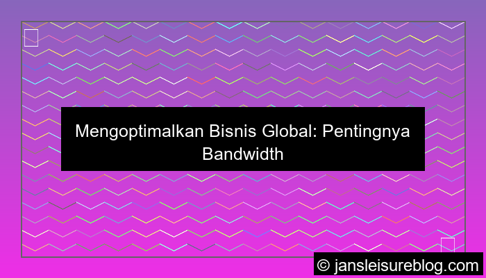 desain bandwidth server internasional