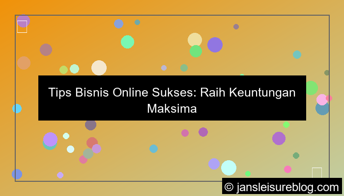 grafik bisnis online sukses