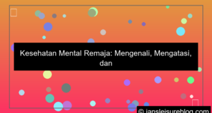 kesehatan mental remaja