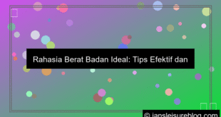 menjaga berat ideal