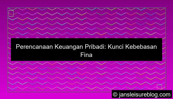 gambar perencanaan keuangan pribadi