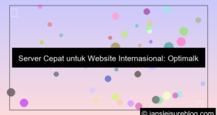 server cepat untuk website internasional
