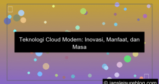 grafik teknologi cloud modern