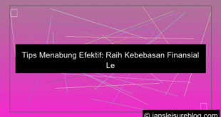 tips menabung efektif