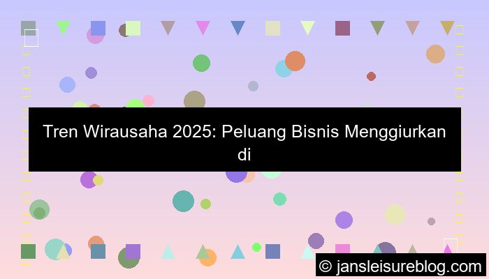 grafik tren wirausaha 2025