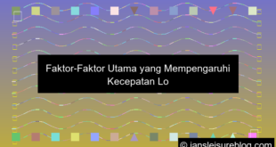 faktor yang mempengaruhi loading website