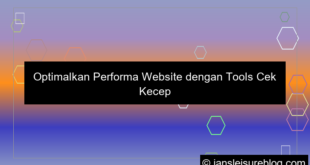 tools untuk cek kecepatan server